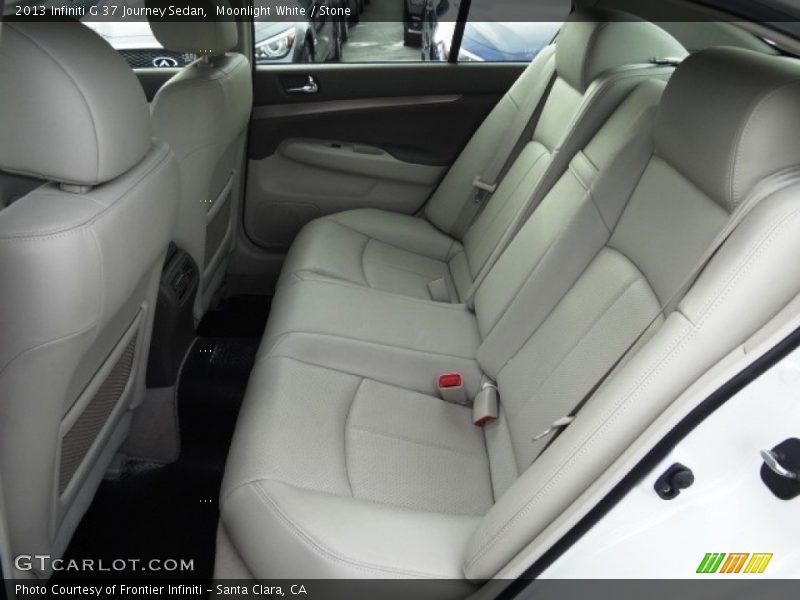 Moonlight White / Stone 2013 Infiniti G 37 Journey Sedan
