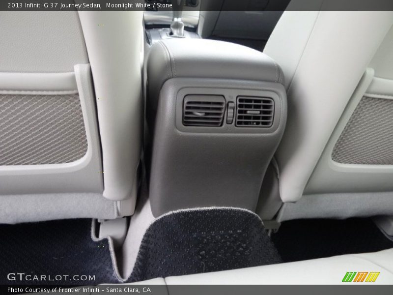 Moonlight White / Stone 2013 Infiniti G 37 Journey Sedan