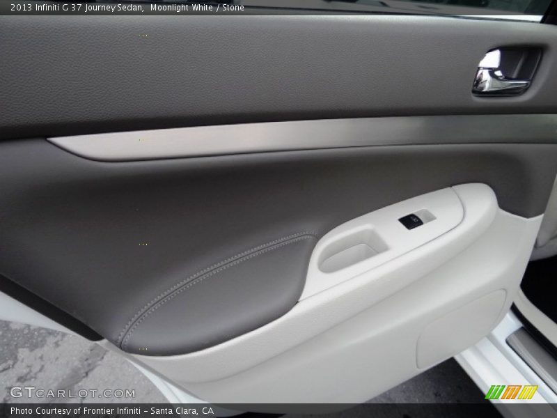 Moonlight White / Stone 2013 Infiniti G 37 Journey Sedan
