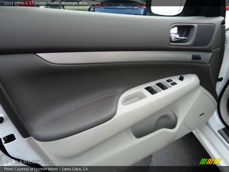 Moonlight White / Stone 2013 Infiniti G 37 Journey Sedan