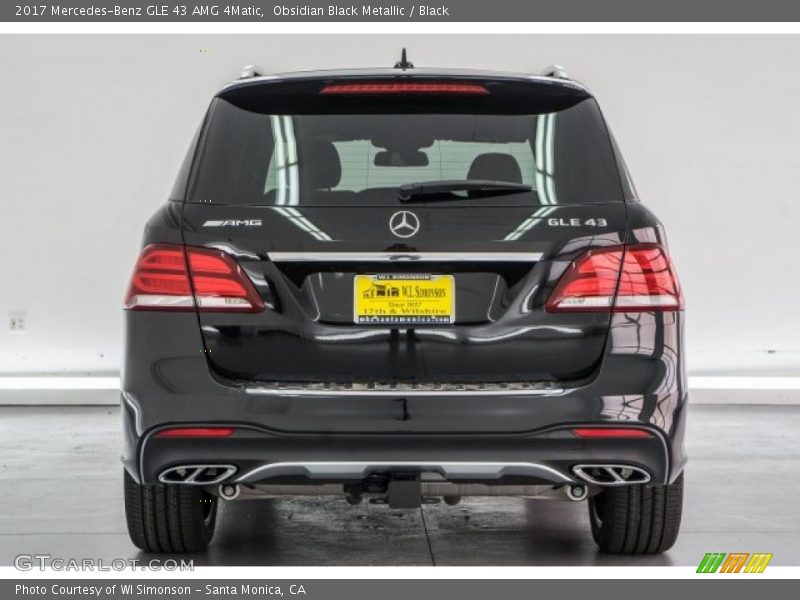 Obsidian Black Metallic / Black 2017 Mercedes-Benz GLE 43 AMG 4Matic