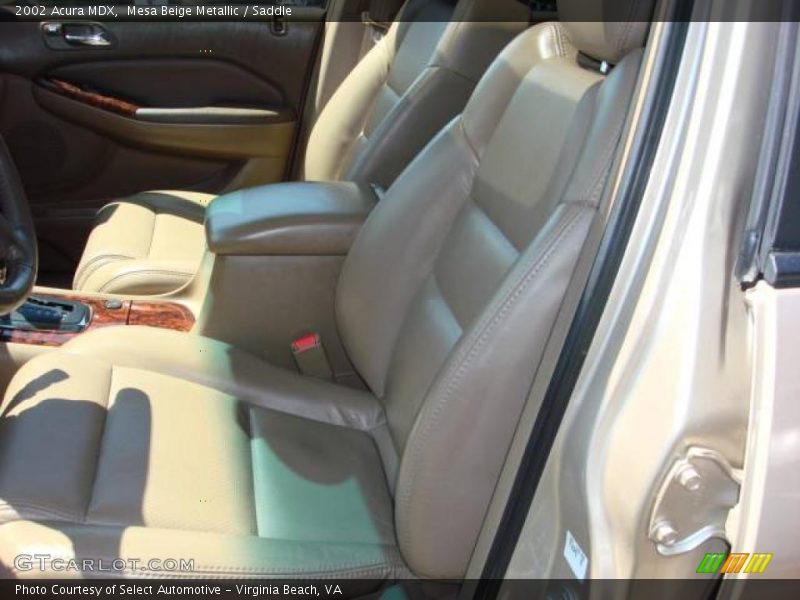 Mesa Beige Metallic / Saddle 2002 Acura MDX