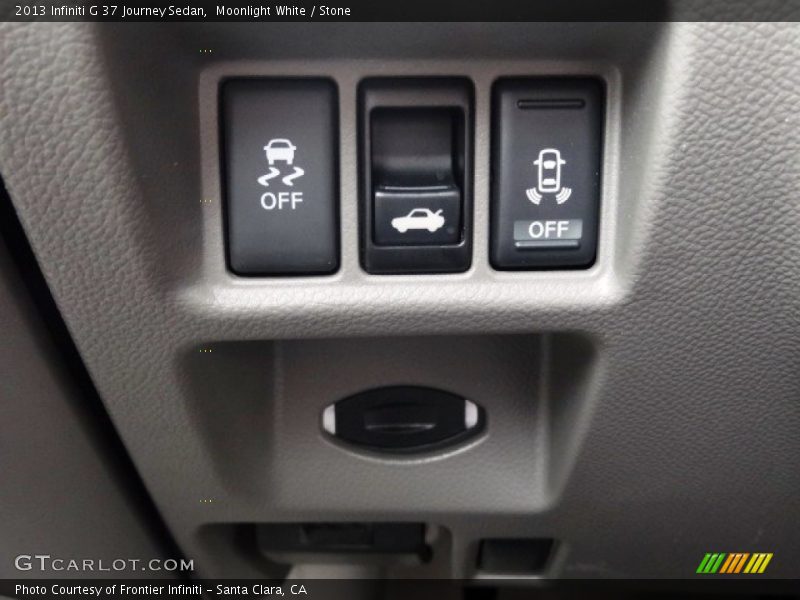 Moonlight White / Stone 2013 Infiniti G 37 Journey Sedan