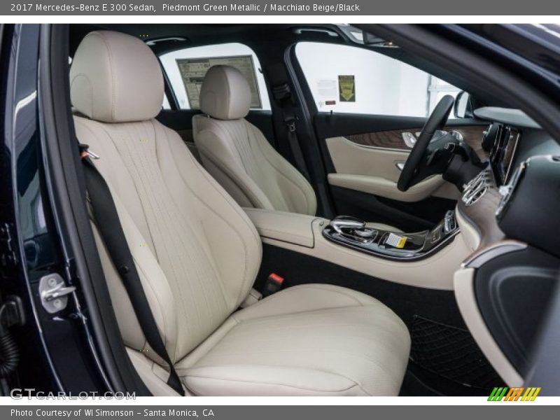Piedmont Green Metallic / Macchiato Beige/Black 2017 Mercedes-Benz E 300 Sedan