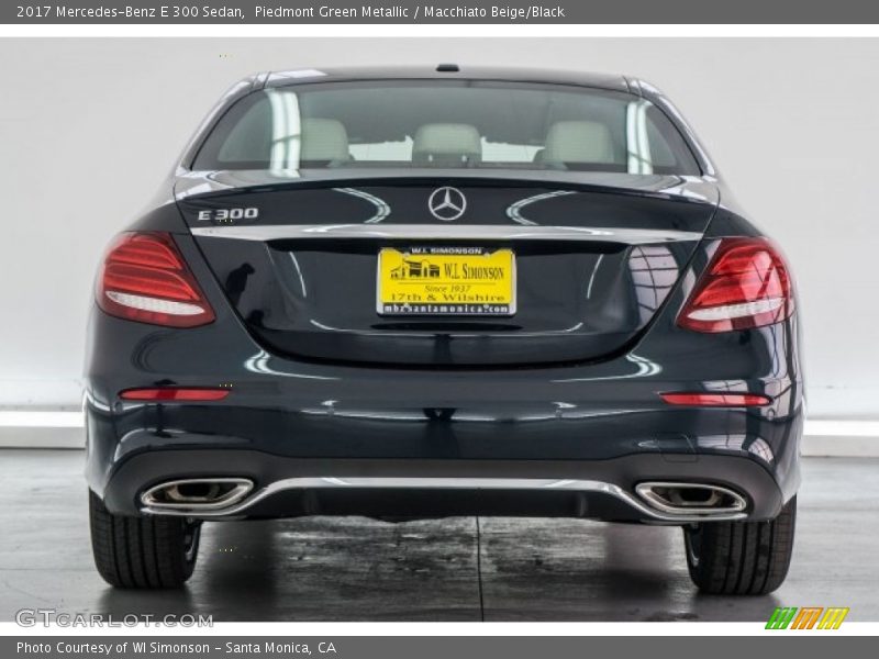 Piedmont Green Metallic / Macchiato Beige/Black 2017 Mercedes-Benz E 300 Sedan