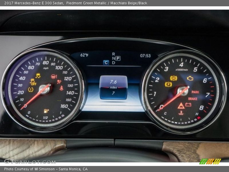 Piedmont Green Metallic / Macchiato Beige/Black 2017 Mercedes-Benz E 300 Sedan
