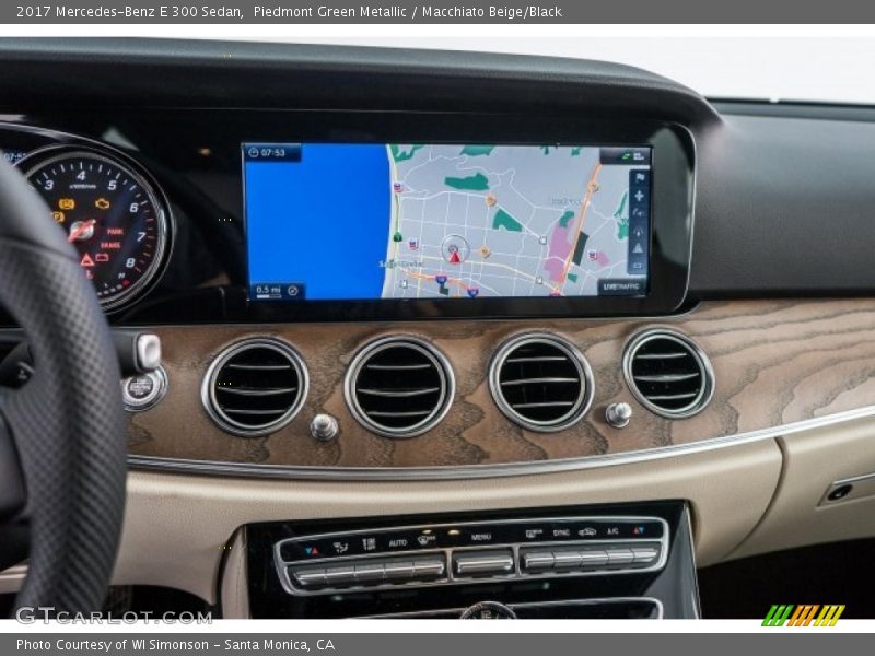 Piedmont Green Metallic / Macchiato Beige/Black 2017 Mercedes-Benz E 300 Sedan