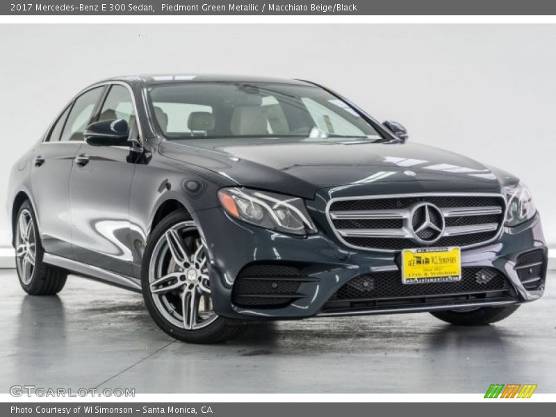 Piedmont Green Metallic / Macchiato Beige/Black 2017 Mercedes-Benz E 300 Sedan