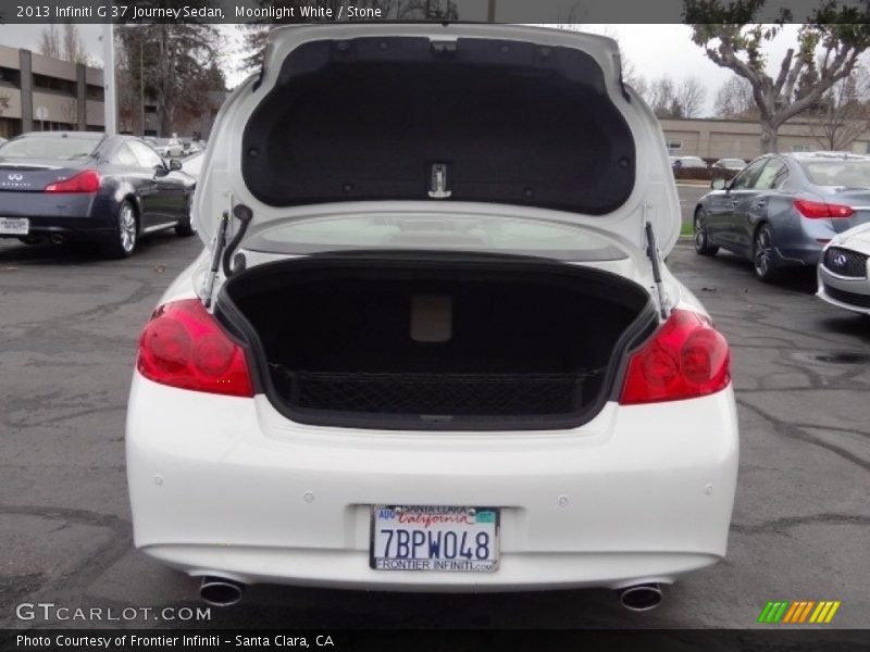 Moonlight White / Stone 2013 Infiniti G 37 Journey Sedan