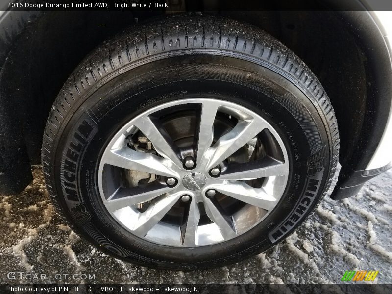 Bright White / Black 2016 Dodge Durango Limited AWD