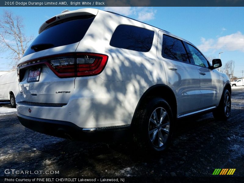 Bright White / Black 2016 Dodge Durango Limited AWD