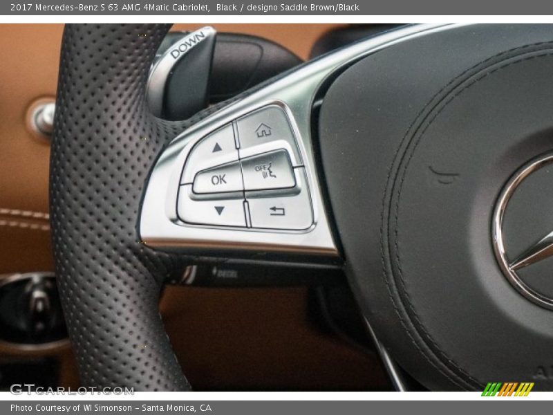 Controls of 2017 S 63 AMG 4Matic Cabriolet
