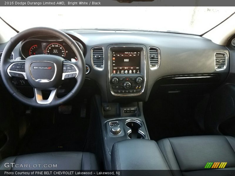 Bright White / Black 2016 Dodge Durango Limited AWD