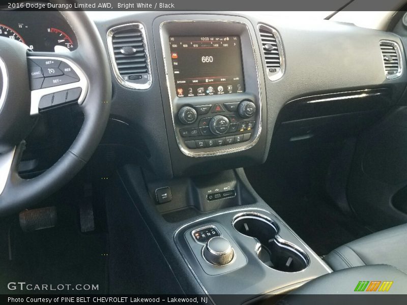 Bright White / Black 2016 Dodge Durango Limited AWD