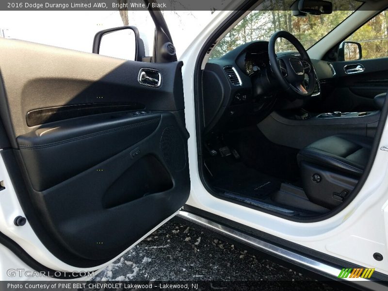 Bright White / Black 2016 Dodge Durango Limited AWD