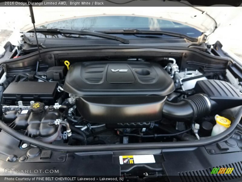 Bright White / Black 2016 Dodge Durango Limited AWD