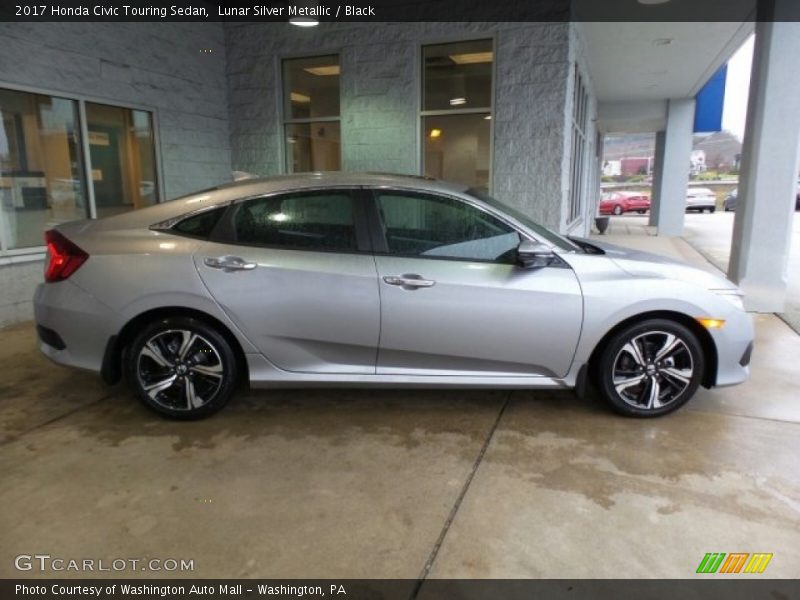 Lunar Silver Metallic / Black 2017 Honda Civic Touring Sedan