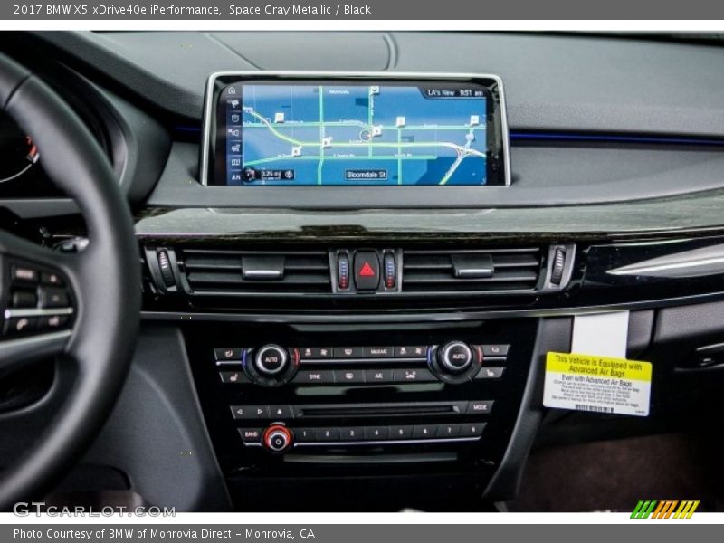 Controls of 2017 X5 xDrive40e iPerformance