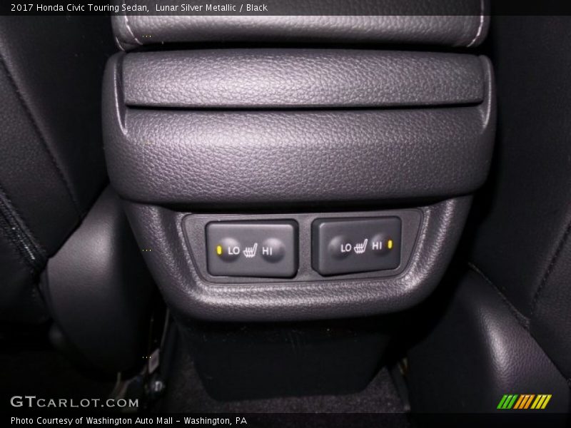 Lunar Silver Metallic / Black 2017 Honda Civic Touring Sedan
