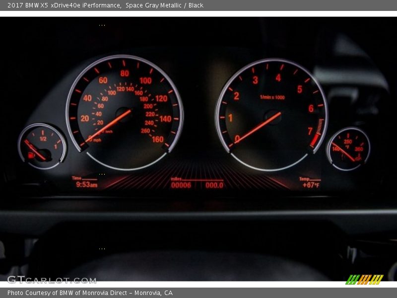  2017 X5 xDrive40e iPerformance xDrive40e iPerformance Gauges