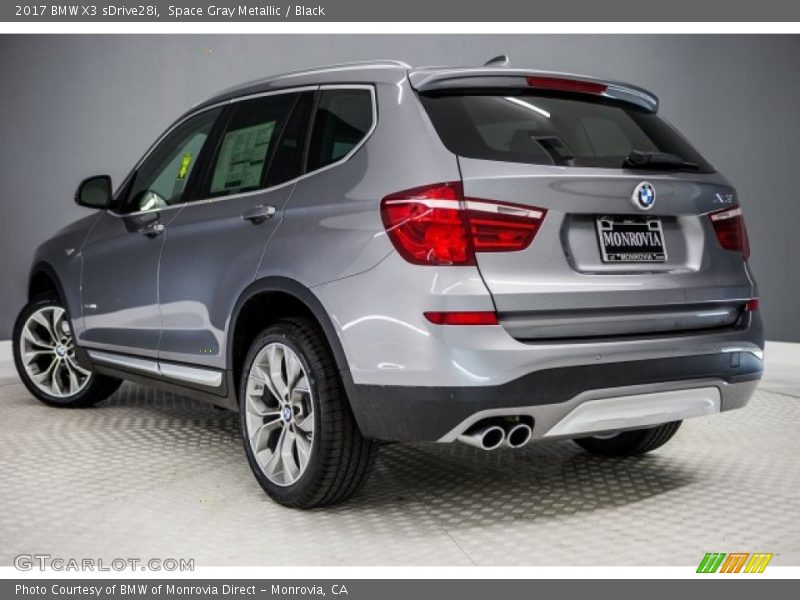 Space Gray Metallic / Black 2017 BMW X3 sDrive28i
