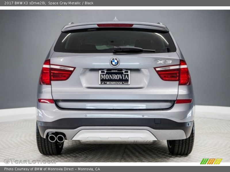Space Gray Metallic / Black 2017 BMW X3 sDrive28i