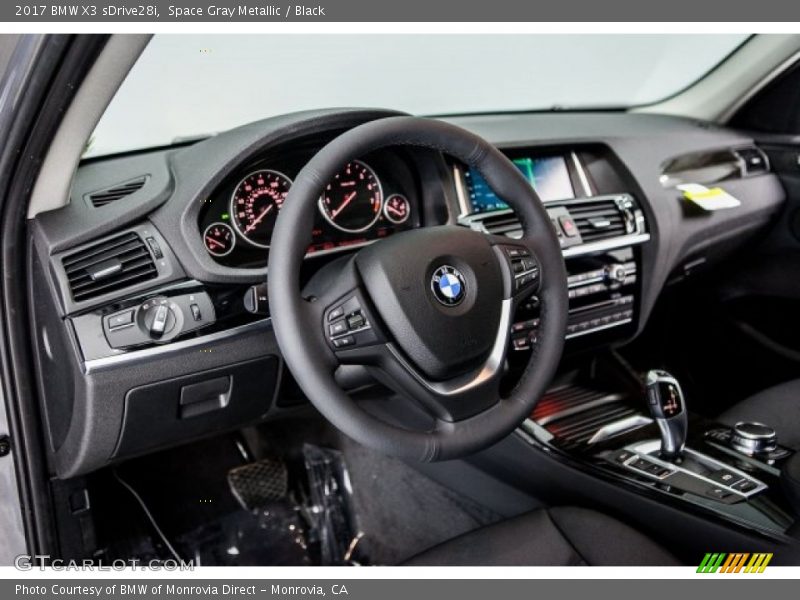 Space Gray Metallic / Black 2017 BMW X3 sDrive28i
