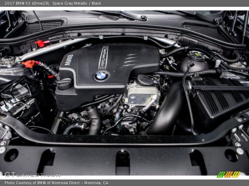 Space Gray Metallic / Black 2017 BMW X3 sDrive28i