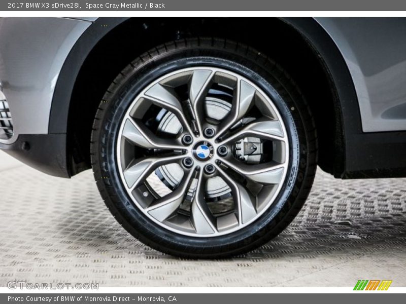 Space Gray Metallic / Black 2017 BMW X3 sDrive28i
