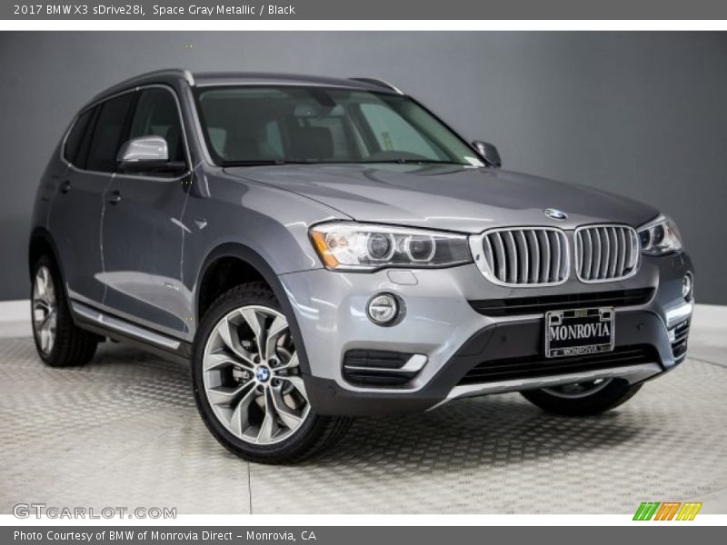 Space Gray Metallic / Black 2017 BMW X3 sDrive28i