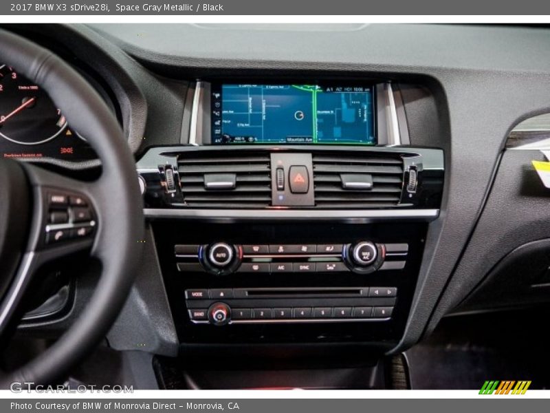 Space Gray Metallic / Black 2017 BMW X3 sDrive28i