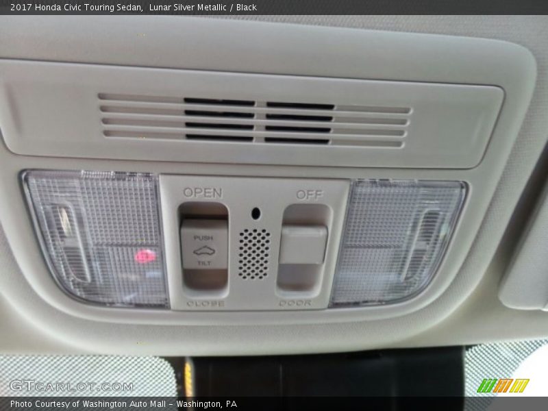 Lunar Silver Metallic / Black 2017 Honda Civic Touring Sedan