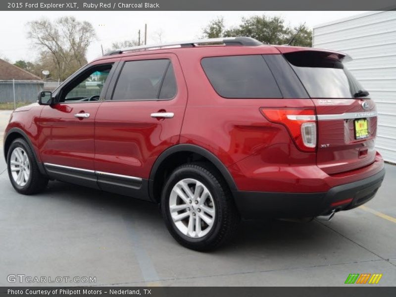 Ruby Red / Charcoal Black 2015 Ford Explorer XLT