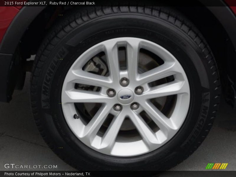 Ruby Red / Charcoal Black 2015 Ford Explorer XLT