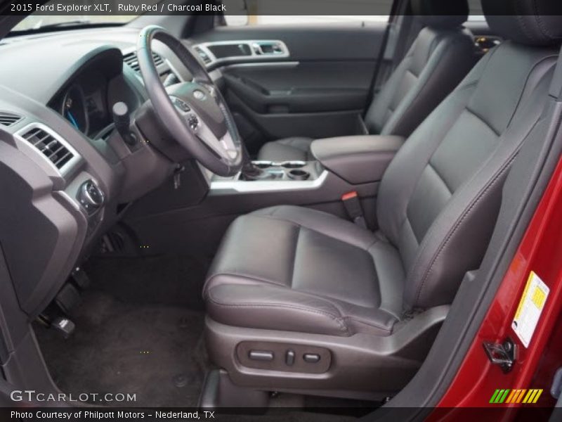 Ruby Red / Charcoal Black 2015 Ford Explorer XLT