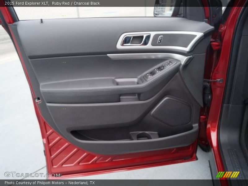 Ruby Red / Charcoal Black 2015 Ford Explorer XLT