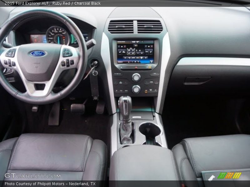 Ruby Red / Charcoal Black 2015 Ford Explorer XLT