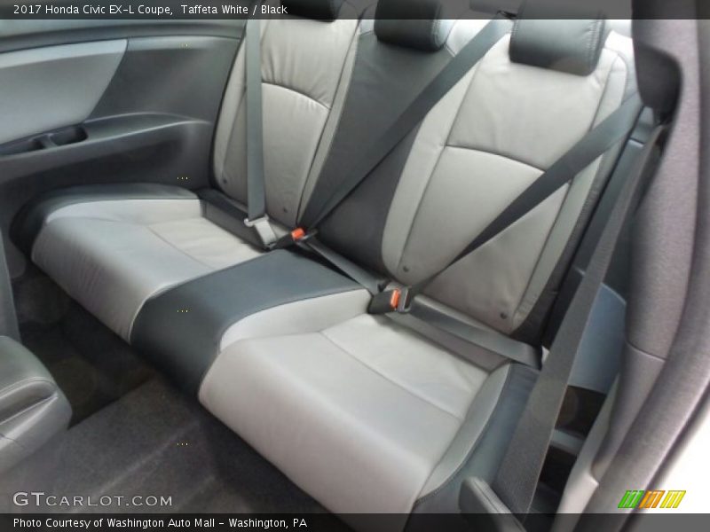 Taffeta White / Black 2017 Honda Civic EX-L Coupe