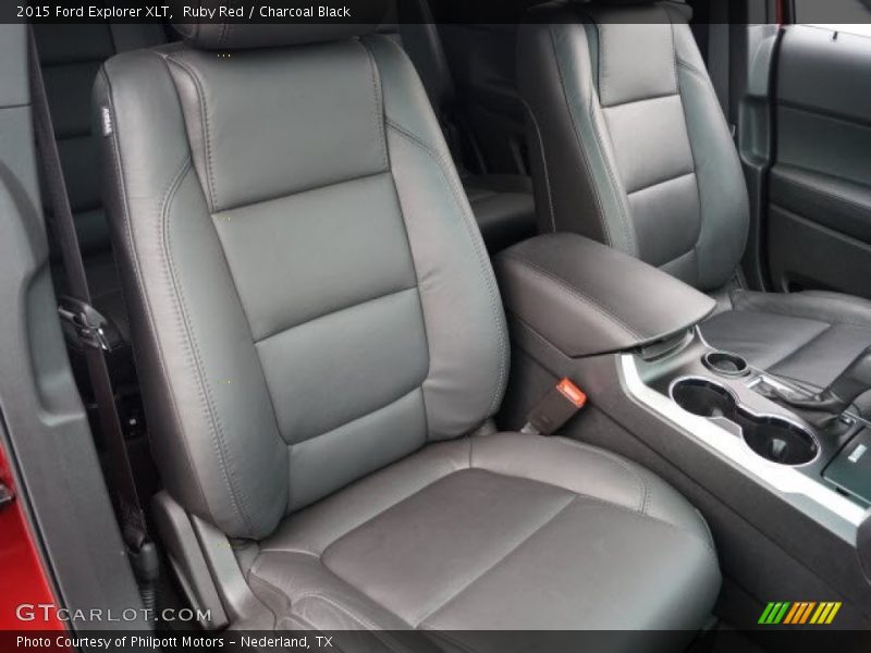 Ruby Red / Charcoal Black 2015 Ford Explorer XLT