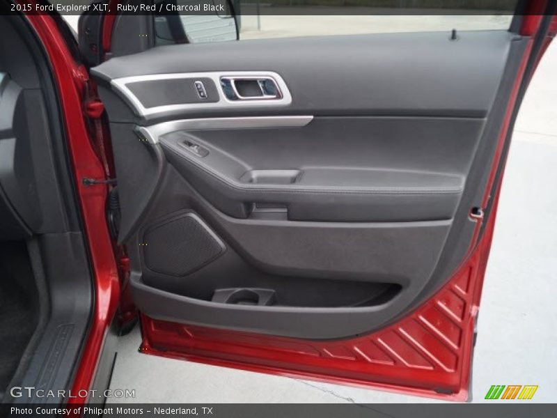 Ruby Red / Charcoal Black 2015 Ford Explorer XLT