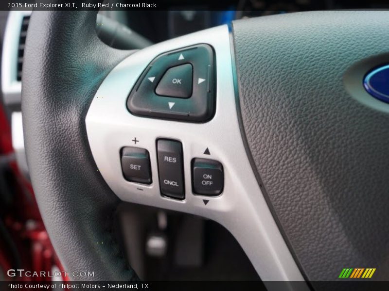 Ruby Red / Charcoal Black 2015 Ford Explorer XLT