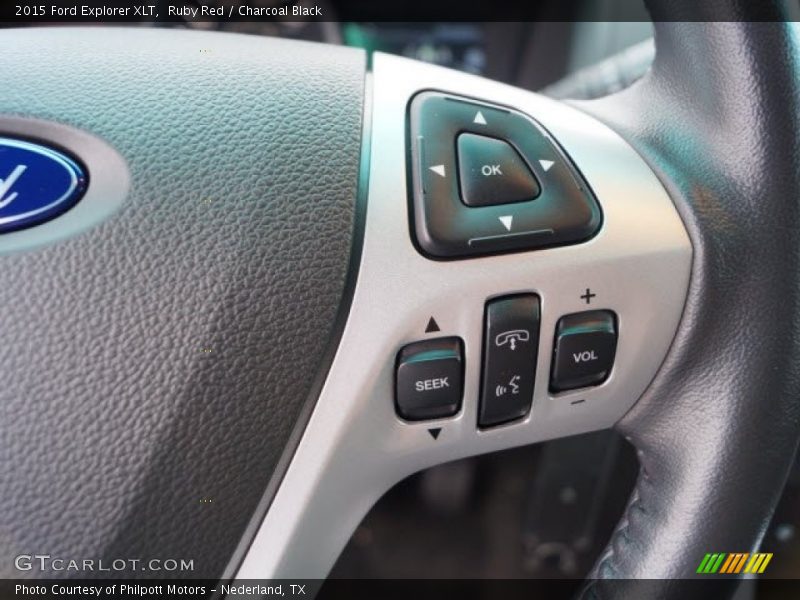 Ruby Red / Charcoal Black 2015 Ford Explorer XLT