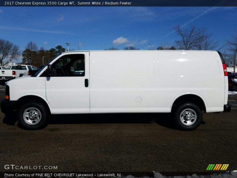 Summit White / Medium Pewter 2017 Chevrolet Express 3500 Cargo WT