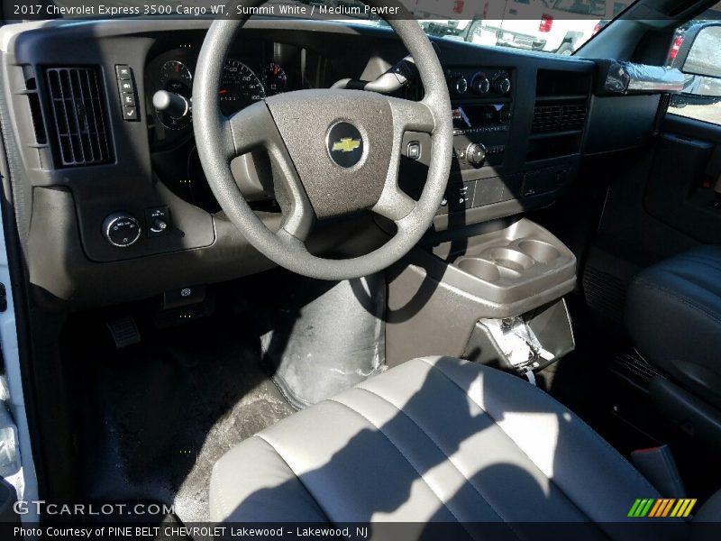 Summit White / Medium Pewter 2017 Chevrolet Express 3500 Cargo WT
