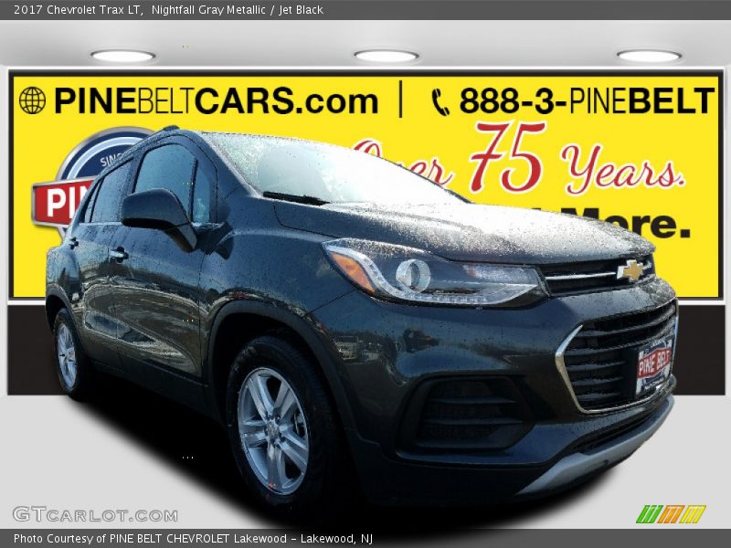 Nightfall Gray Metallic / Jet Black 2017 Chevrolet Trax LT