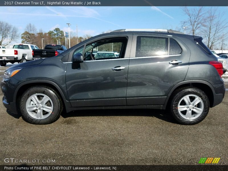 Nightfall Gray Metallic / Jet Black 2017 Chevrolet Trax LT