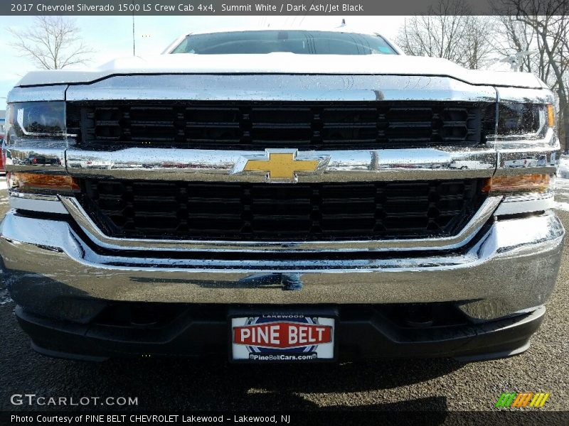 Summit White / Dark Ash/Jet Black 2017 Chevrolet Silverado 1500 LS Crew Cab 4x4