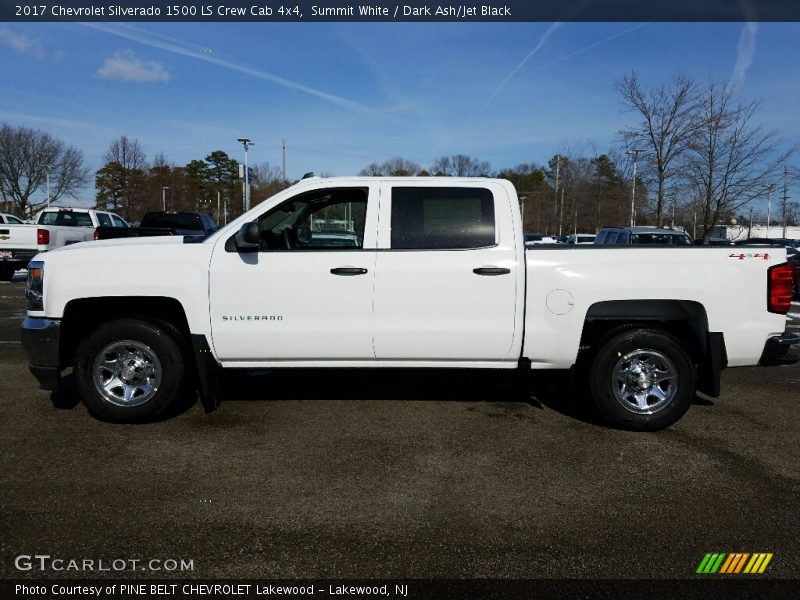 Summit White / Dark Ash/Jet Black 2017 Chevrolet Silverado 1500 LS Crew Cab 4x4