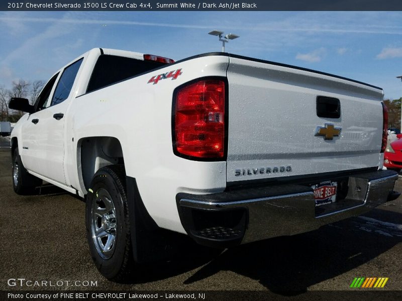 Summit White / Dark Ash/Jet Black 2017 Chevrolet Silverado 1500 LS Crew Cab 4x4