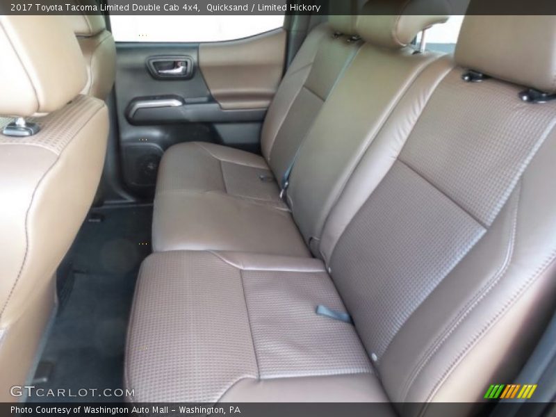 Rear Seat of 2017 Tacoma Limited Double Cab 4x4